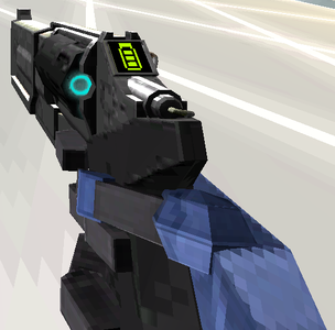 The previous Revolver model used in older versions of ULTRAKILL.